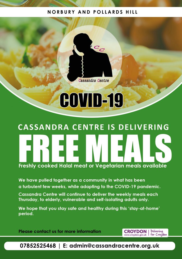 Free Meals Delivery Service Cassandra Centre
